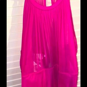 David’s bridal Chiffon overlay Lined cocktail dress